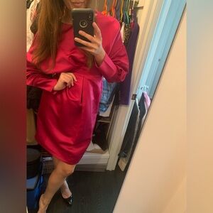 ⭐️HOST PICK ⭐️Fuschia vintage midi dress​